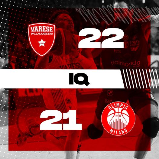 PallVarese's tweet photo. La tripla di #Woldetensae sulla sirena vale il vantaggio di 1️⃣ al termine del primo quarto 💣
#VarMil #NoiSiamoVarese https://t.co/gfTW2DrdtP