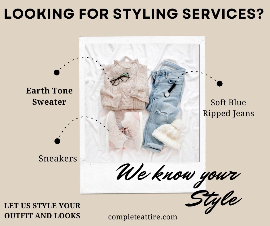 Do you struggle with finding the right style for your outfit? We provide a curated selection of items from top designers and brands that you can shop in the comfort of your home. 
completeattire.com/index.php/serv…
#stylehunter
#styleinpso
#styleinspirations
#follow
#folloback
#FolloMe