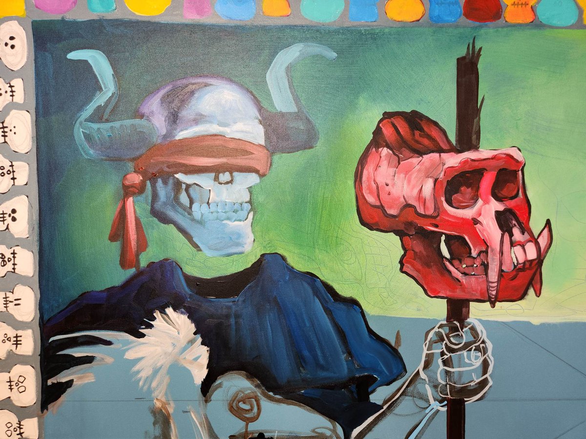 Some progress being made! Can you see any puzzles yet?
Join the live stream @ youtube.com/watch?v=Ce_6kA…

#Painting #event #Art #NFT #crypto