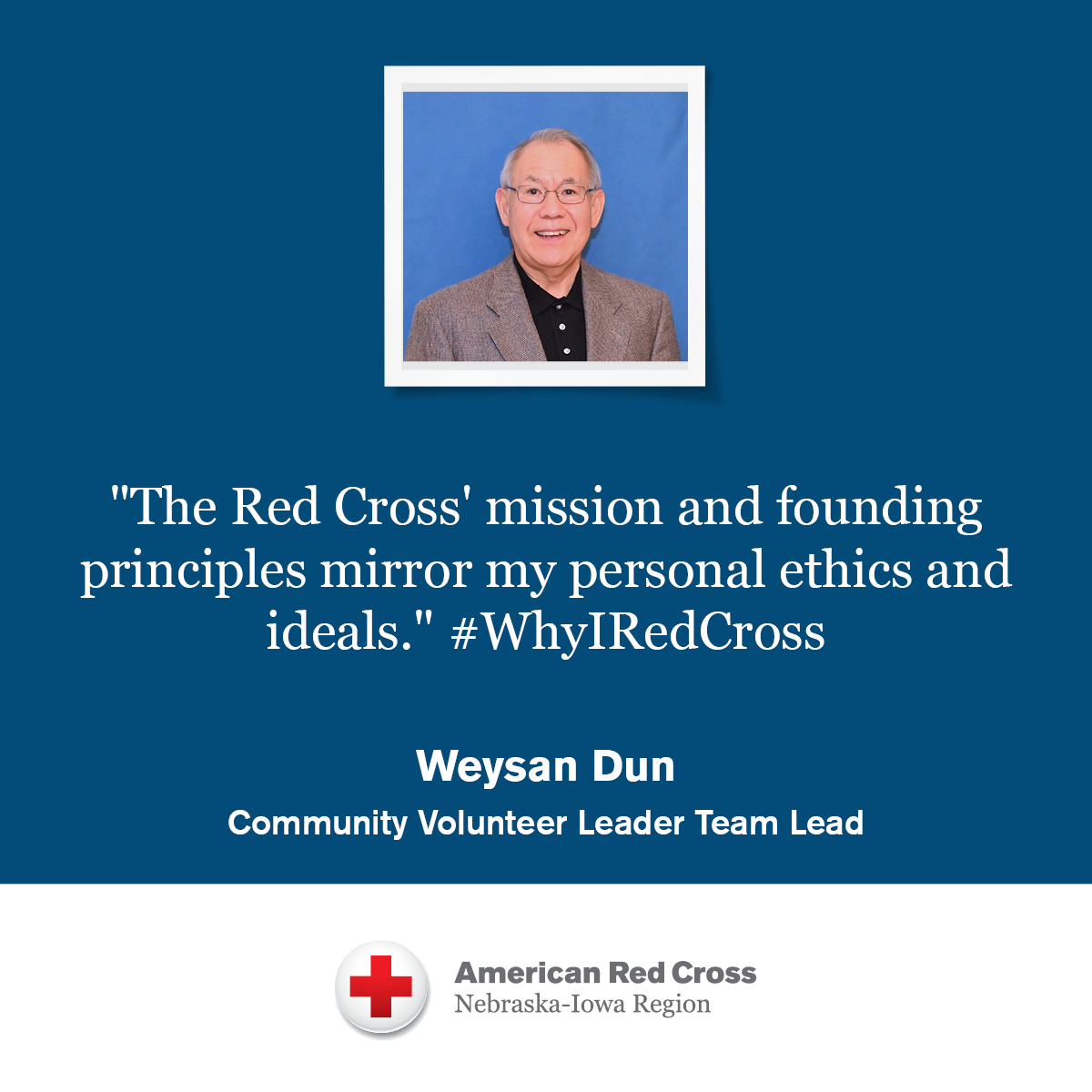 neiaredcross's tweet photo. Weysan is the Volunteer Partner of our Region Executive and holds volunteer roles in many areas including Disaster Cycle Services, Government Relations and Communications. If you want to learn more about volunteering. Visit https://t.co/3mJomwSTgx. #WhyIRedCross https://t.co/VdPd7BmaXa