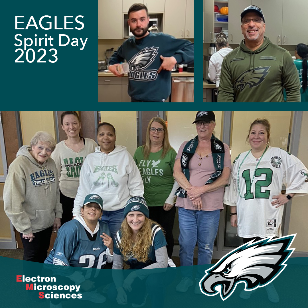 EMSDIASUM's tweet photo. GO EAGLES!!! On Friday, EMS got revved up for The Big Game. #FlyEaglesFly #superbowl #SBLVII #EMShasit https://t.co/urKD5Nir73