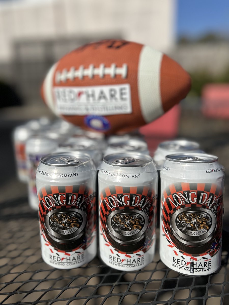 We hear that Red Hare brews pair perfectly with football! STOCK UP for the BIG GAME tonight at The Brewery!
