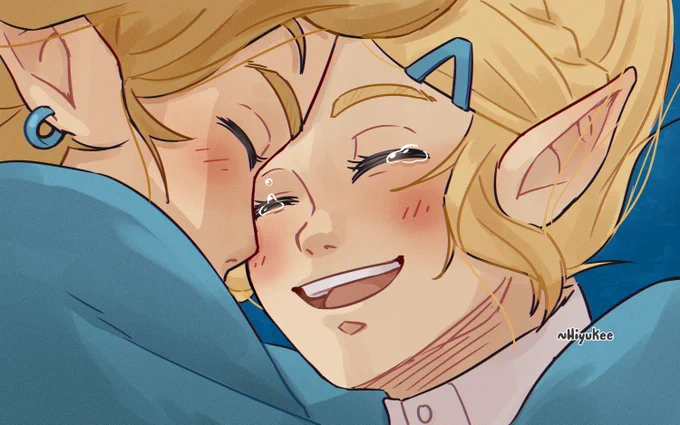"You did it, Zelda! I remember who I am!#loz #totk #zelink #リンゼル 