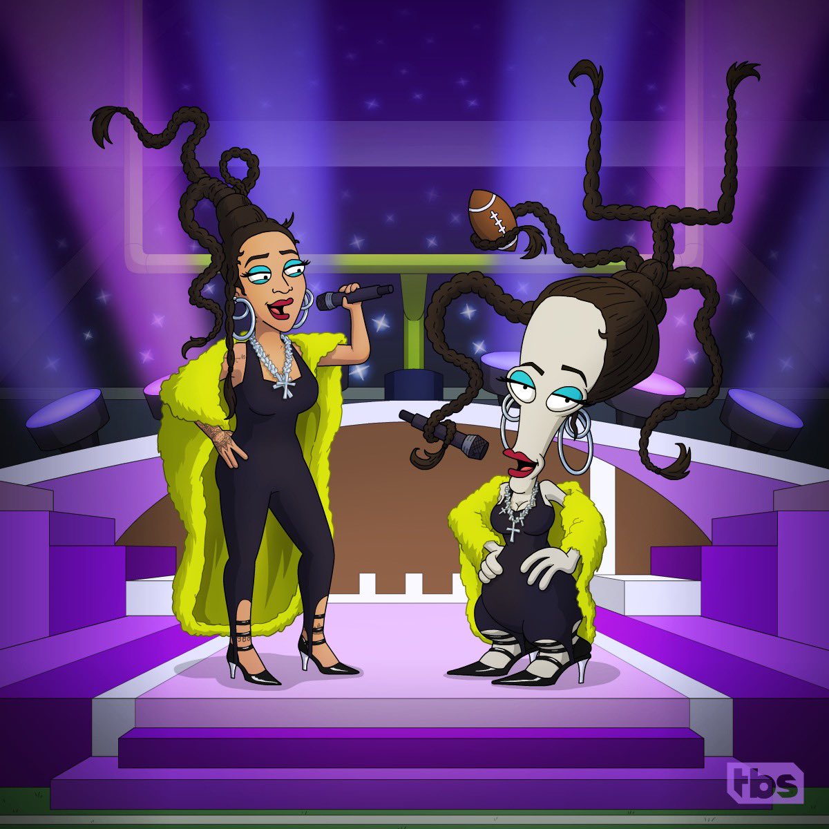 American Dad on Twitter "Ready for these bad gals tonight 🏈 AmericanDad"