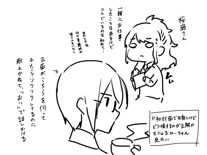 桜庭と灯織ちゃん 