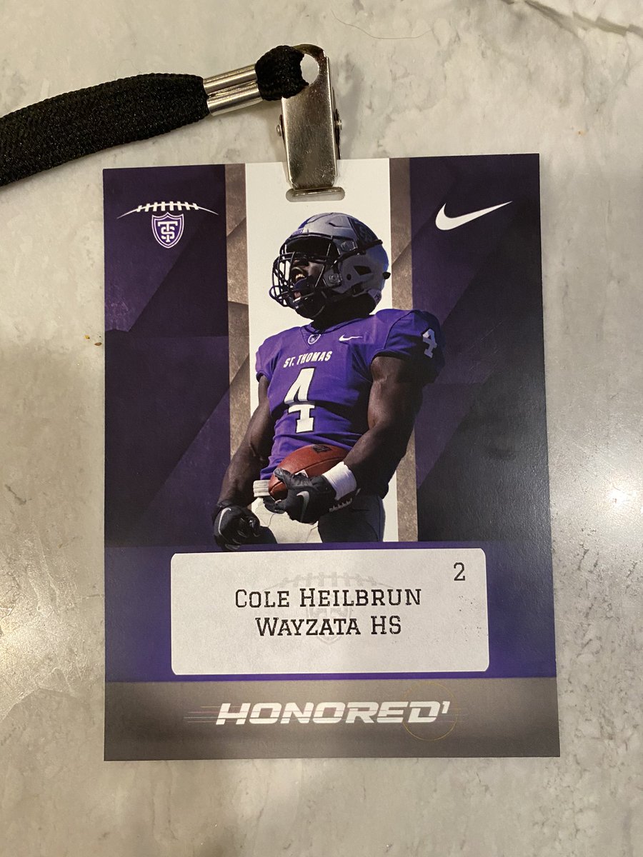 Cole Heilbrun (@heilbruncole) on Twitter photo Had an amazing day with <a href="/UST_Football/">St. Thomas Football</a>! Thank you guys so much, excited to get back to campus! <a href="/Coach_Caruso/">Coach Glenn Caruso</a> @kuchinski8 <a href="/CoachJakeLandry/">Jake Landry</a> <a href="/FootballWayzata/">Wayzata Football</a> <a href="/CoachLBrown/">Lambert Brown</a> <a href="/PotenzaTeams/">POTENZA SPORTS TEAMS & TRAINING</a> Had an amazing day with <a href="/UST_Football/">St. Thomas Football</a>! Thank you guys so much, excited to get back to campus! <a href="/Coach_Caruso/">Coach Glenn Caruso</a> @kuchinski8 <a href="/CoachJakeLandry/">Jake Landry</a> <a href="/FootballWayzata/">Wayzata Football</a> <a href="/CoachLBrown/">Lambert Brown</a> <a href="/PotenzaTeams/">POTENZA SPORTS TEAMS & TRAINING</a>