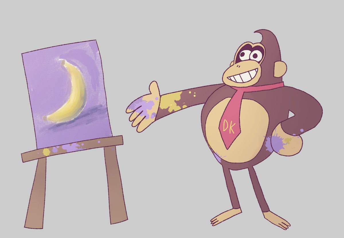seapugg's tweet image. donkey kong loves learning new skills with skillshare