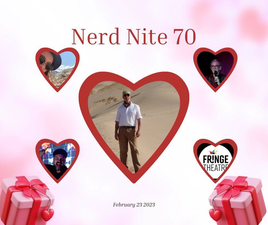 NerdNiteYeg's tweet photo. February 23: come see our nerdy variety pack. We've got a story about an obsessive collection. Does it get nerdier? DJ @Thomasculture
 is back! See you at @edmontonfringe.  Tickets: https://t.co/Sa2jrtwTmH https://t.co/S2NpzmyAc5