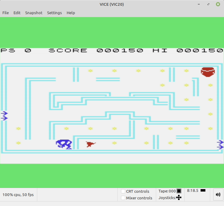 LunySoft's tweet image. I tried to remedy that awhile ago. Sadly it is one of my many unfinished projects...
#vic20 #retrogames #hungryhorace