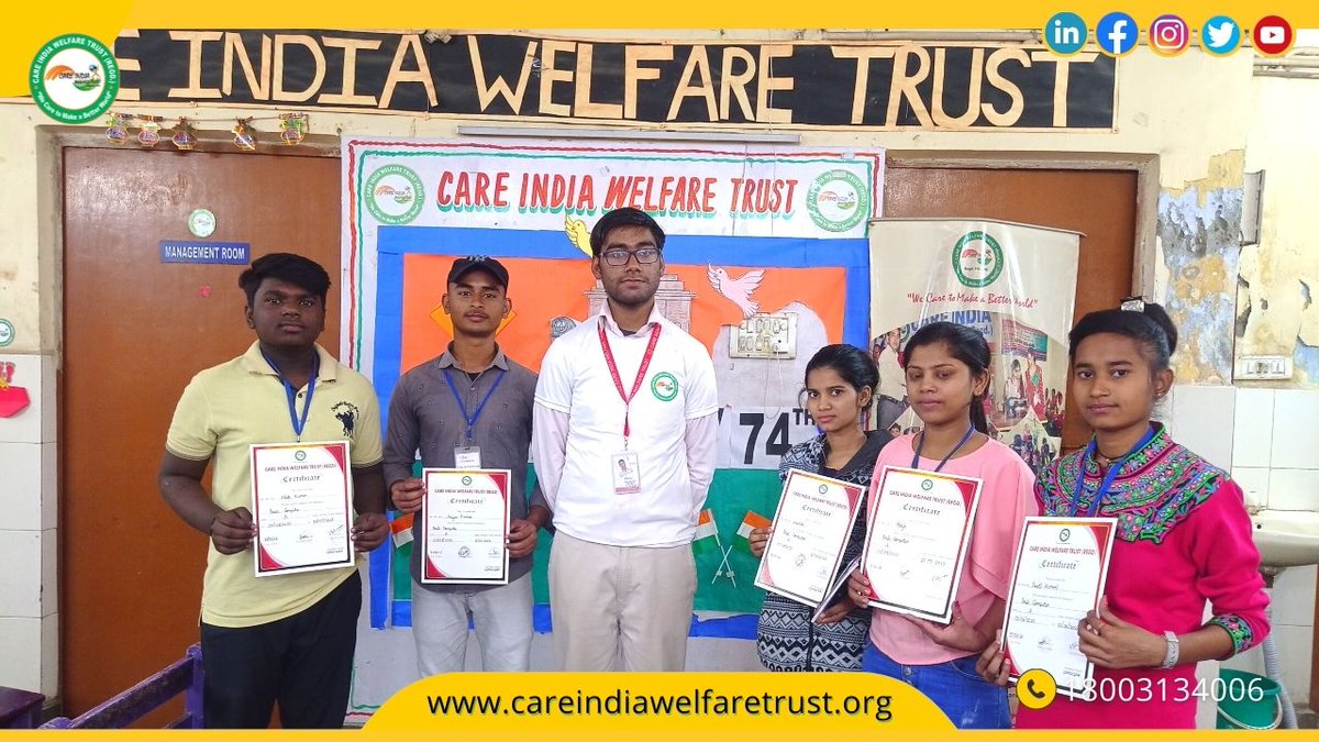 ciwtrust's tweet image. Certificates were given on completion of Basic of Computer course to the children of computer class at our Vocational Center Kirti Nagar.
#careindiawelfaretrust #ciwt #basicofcomputer #comutercourse #computerclass #computercertificate #achivments🏆 #technology #computer #tech