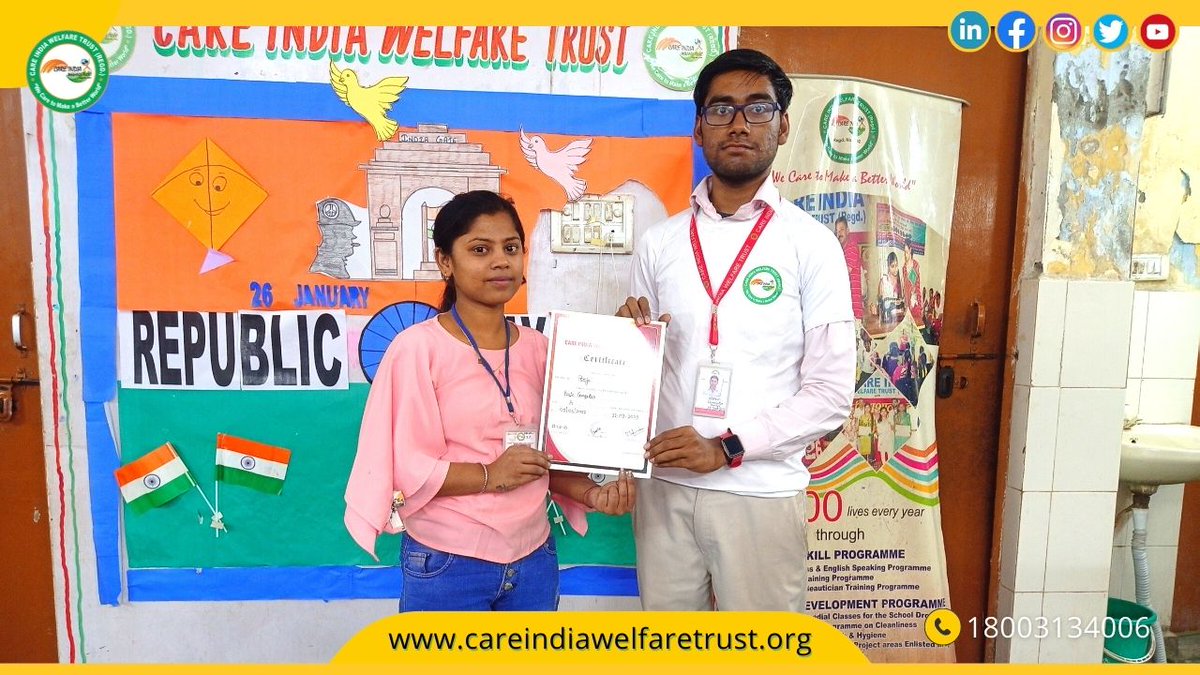 ciwtrust's tweet image. Certificates were given on completion of Basic of Computer course to the children of computer class at our Vocational Center Kirti Nagar.
#careindiawelfaretrust #ciwt #basicofcomputer #comutercourse #computerclass #computercertificate #achivments🏆 #technology #computer #tech