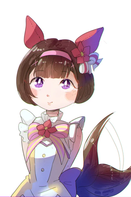 ニシノフラワーを描きましたまぶしい 