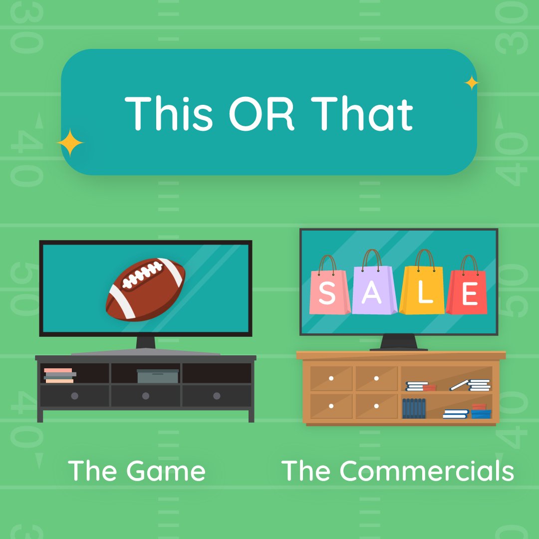 Happy Superbowl Sunday! Are you tuning in for the game or the commericals?🤔🏈
#SuperBowl #SuperbowlSunday #SuperbowlLVII #Crowdtap #Freebies #Surveys #GiftCards #Rewards #SaveMoney #Savings