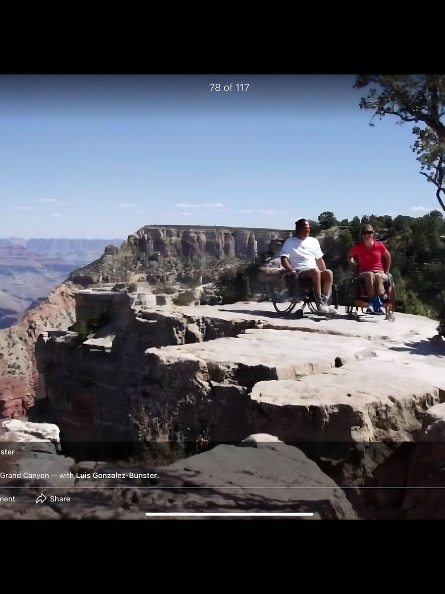 LBunste's tweet photo. @gnuman1979 I got close to the edge, but that was crazy!😉 #GrandCanyon #TeamReeve #Superman #ChristopherAndDanaReeveFoundation #CureParalysis https://t.co/FkqoTQmZRN