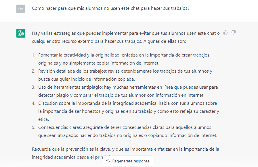 Esto del ChatGPT es alucinante, pruebalo openai.com/blog/chatgpt/

ChatGPT es un sistema de chat basado en el modelo de lenguaje por Inteligencia Artificial GPT-3, desarrollado por la empresa OpenAI