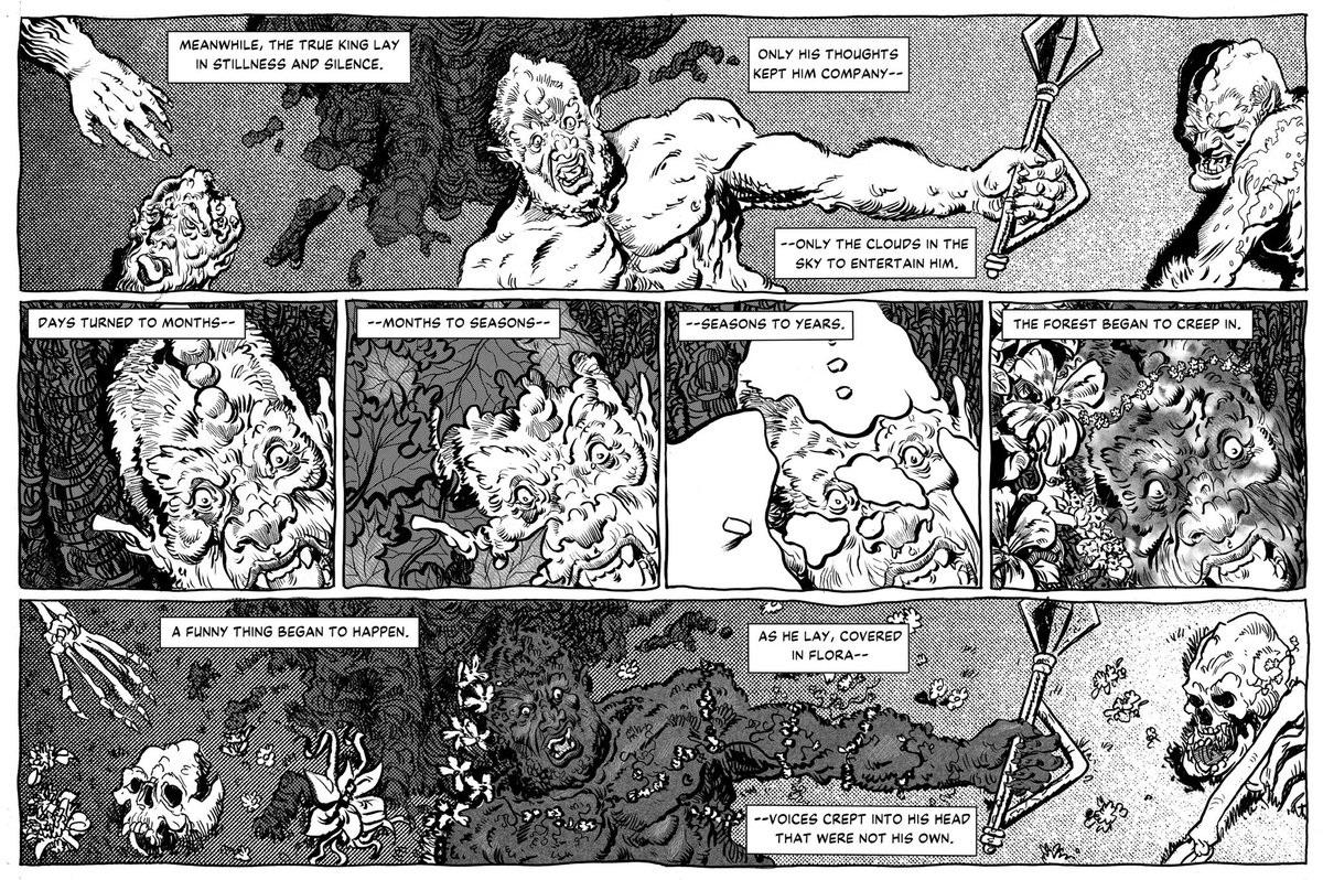 chrisacomics's tweet photo. Some pages from Stench of the Sea and Not Man Not Beast But Moss. My #motu #bootlegcomics that you can only get as a gift by joining my Patreon. See my talk about then here.
https://t.co/ZiQA3AwjFw https://t.co/l2oVFrAqVF
