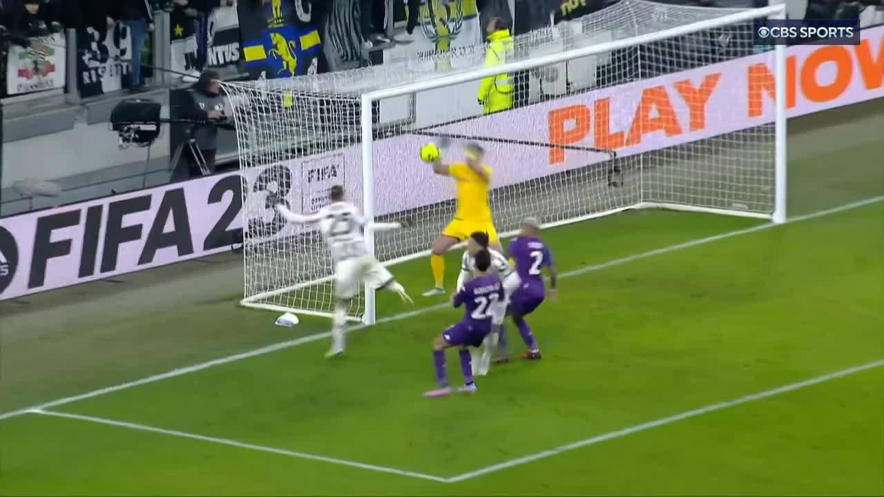 Adrien Rabiot breaks the deadlock right before halftime. 💥 

The ball from Ángel Di María. 🥶”