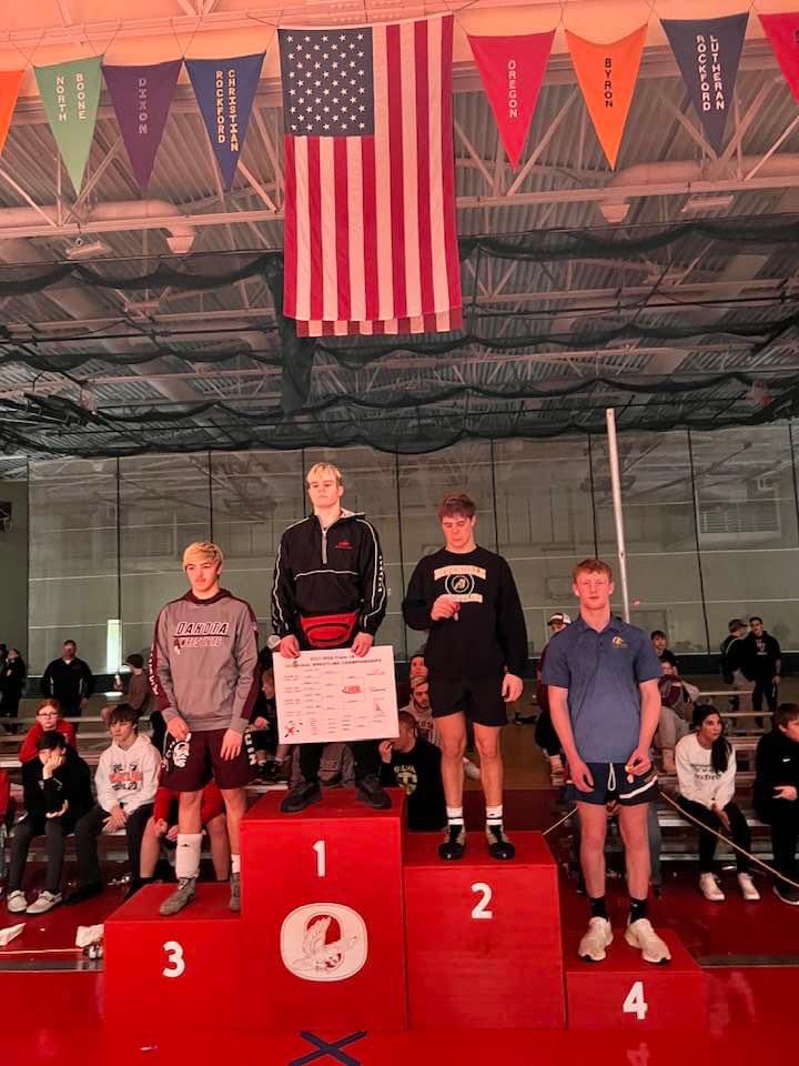 Class 1A Sectional Wrestling Champion Fulton Steamer Zane Pannell at 170#