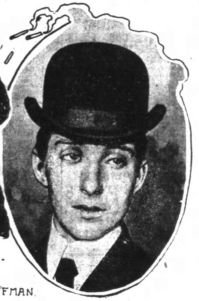 EliErlick's tweet image. 🧵 One of my favorite little-known trans history stories from is of Theodore Hoffman. He was a 22-year-old trans bellboy who was outed in 1902. His interviews represent a rare early case of trans self-narrative. In fact, the SF Examiner gave him a full page to explain his gender!