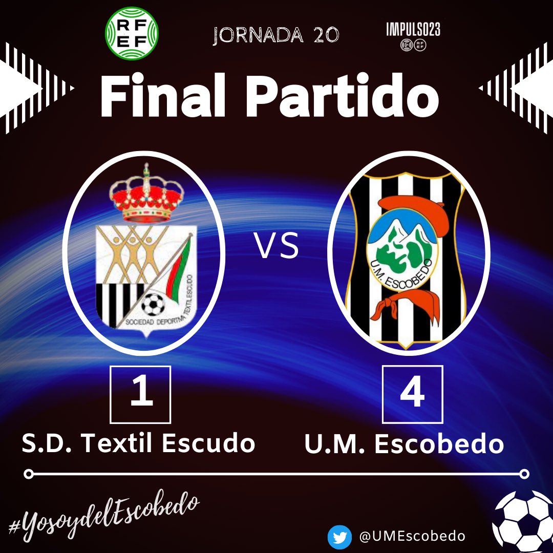 𝐅𝐈𝐍𝐀𝐋 del partido ‼️

✅ ¡ Nos llevamos los 3️⃣ puntos en nuestra visita a Cabezón de la Sal !

Este es el camino a seguir 👣 

<a href="/larosetien20/">Laro Setien</a> ⚽️⚽️⚽️
<a href="/gpbarrasus/">Gonzalo Peña</a> ⚽️

⚫️⚪️#yosoydelescobedo