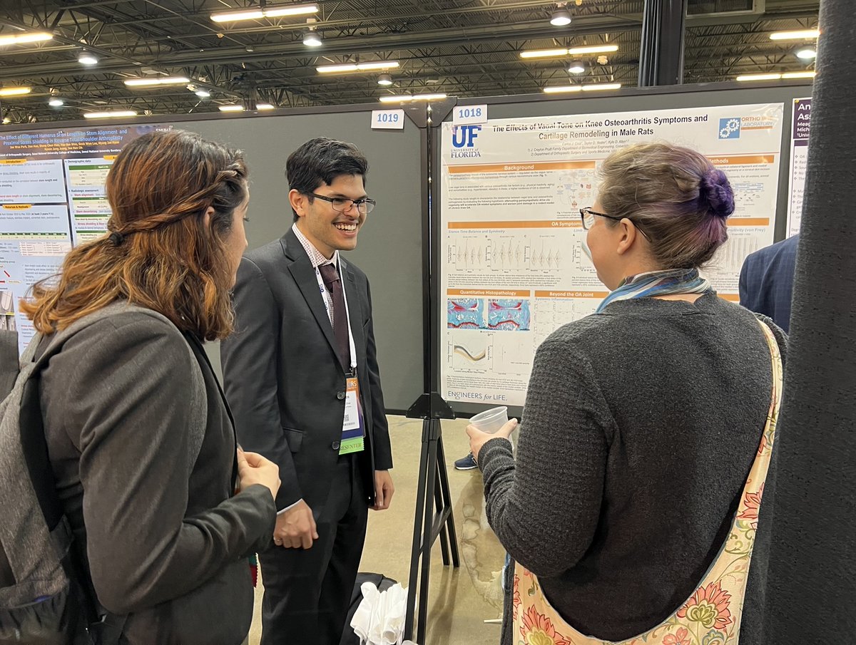If you're interested in how vagal tone impacts OA symptoms and severity, check out @CarlosJCruzUF poster today!