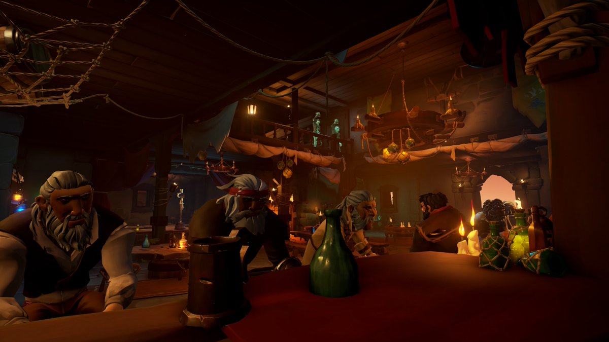 FoXiTo59's tweet photo. Nothing beats a little grog with friends ! 🍻
Title : Old pub pillard
Theme : Friendship
#StyleOfThieves #SeaOfThieves @SeaOfThieves @FR_SOT #Sotshot #SoTGame #GoldenHour #Pirates #Videogamephotography https://t.co/XhRo9yUOiX