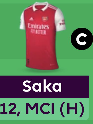 Operation Captain Saka over Haaland passes the first test! 😂 #FPL #MCIAVL #DGW23