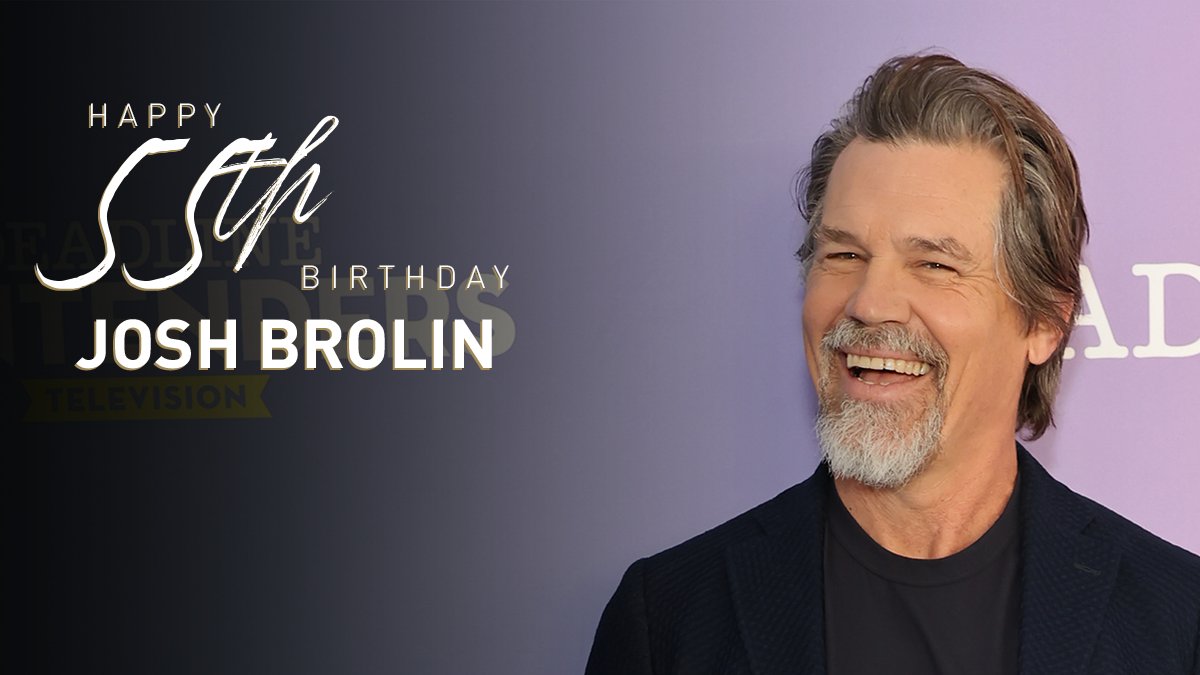 Happy 55th birthday Josh Brolin!

Read his bio here:  