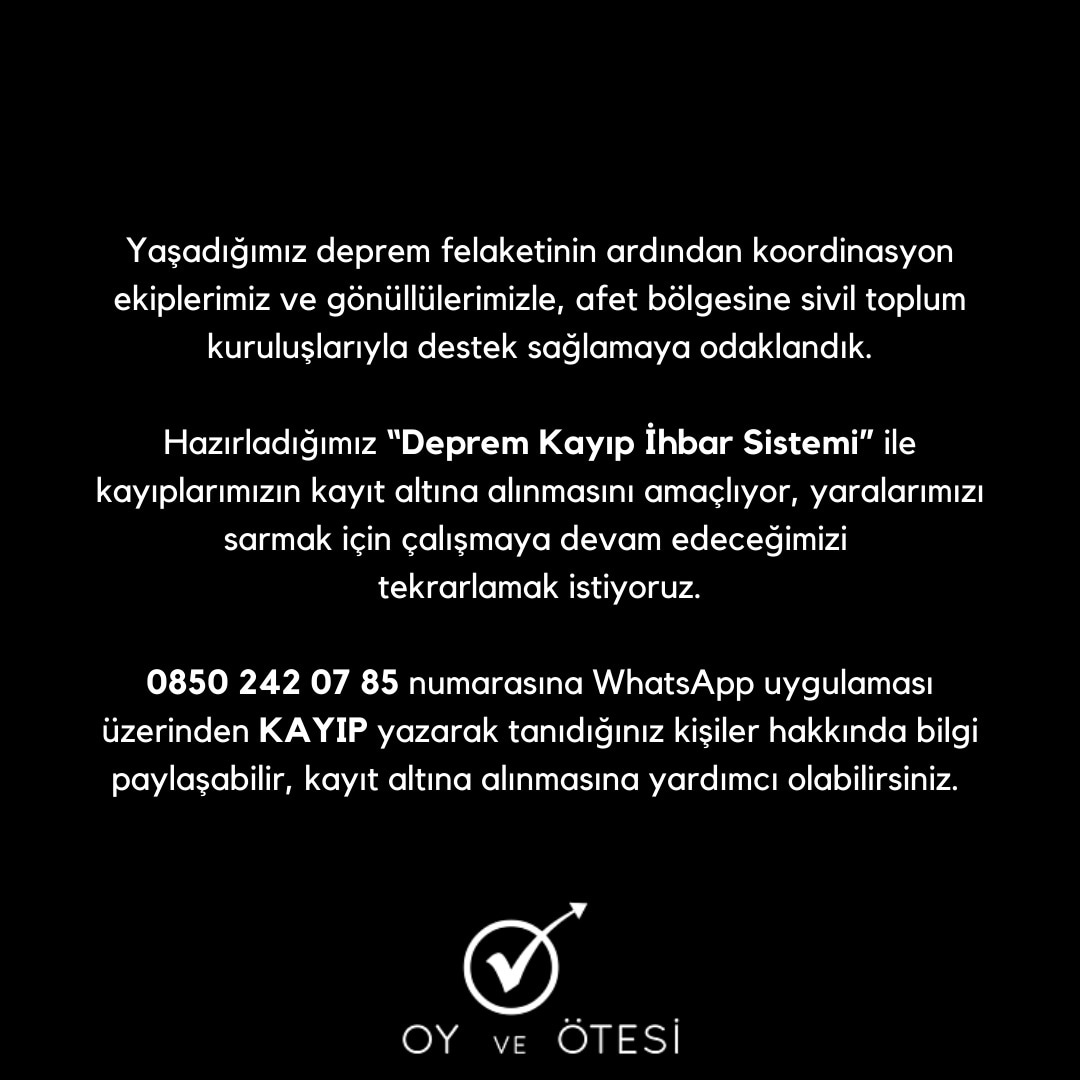 #GeçmişOlsunTürkiye #Deprem

api.whatsapp.com/send?phone=908…