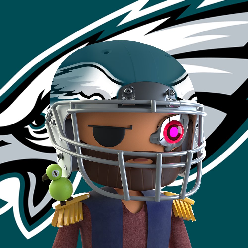 PiratesMeta's tweet image. Pirates of the Metaverse is pleased to endorse the @Eagles to win the Super Bowl ! 

Comment and retweet if you agree - if the Eagles win - one lucky 🦅 fan will win a Pirate NFT !