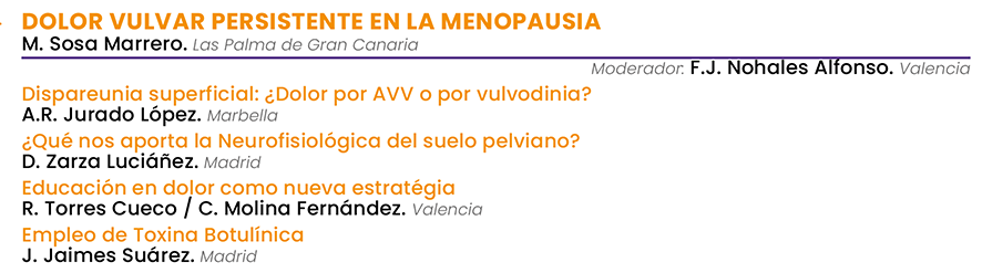 <a href="/DiatrosA/">DiatrosAcademy</a> #Congreso Nacional <a href="/EsteticaGyn/">GynEstetica</a> <a href="/_AEEM/">A.E.E.M.</a> #DolorVulvar #Vulvodinia