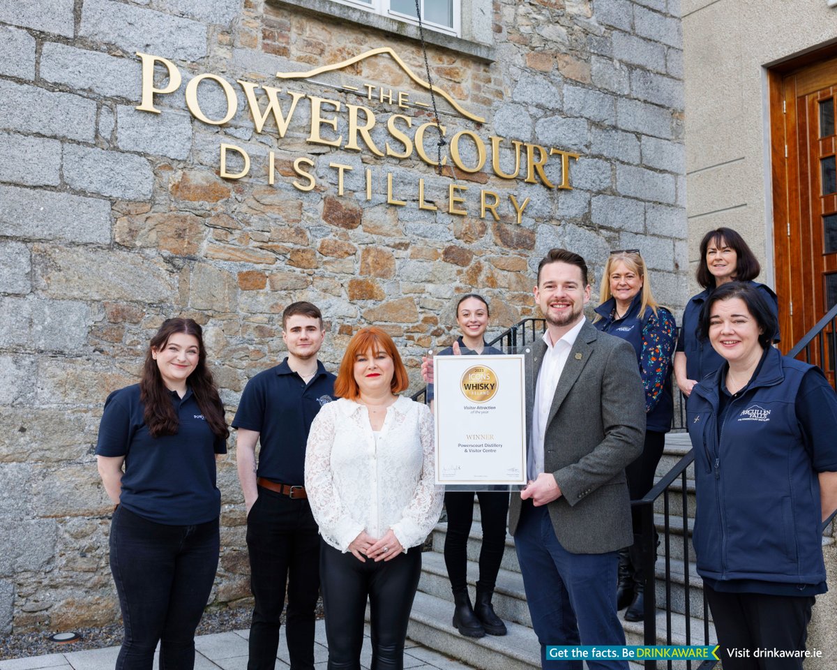 Visitor Attraction of the Year - What a milestone for our Visitor Centre staff! 

#WhiskeyDistillery #Distillery #IrishWhiskey