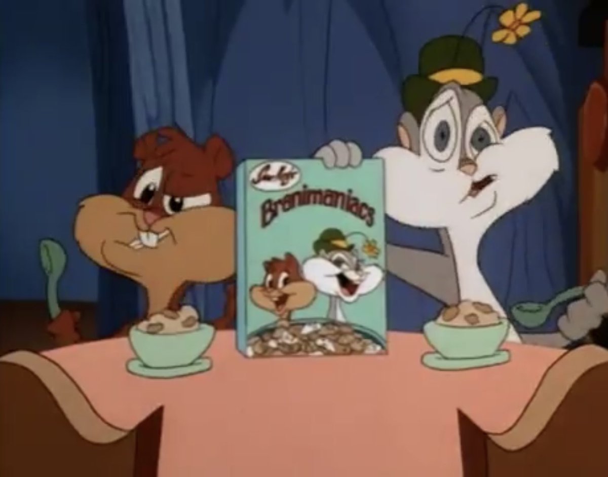 animanicast's tweet photo. Here’s a SUPER BOWL! A bowl of Branimaniacs! For that “Get Up and Go” feeling! Get up and go subscribe to the Animanicast podcast today so you can catch PART TWO of our interview with StarToons founder Jon McClenahan! #Animaniacs #SlappySquirrel #StarToons #Animation #SuperBowl https://t.co/LbUC5S1Deq