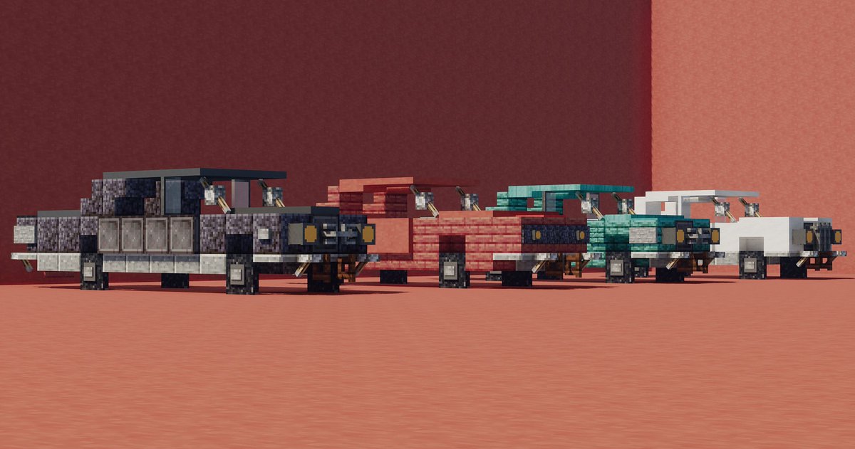GekshiYT's tweet image. 🇺🇸 American 1960s Cars

#Minecraft #Minecraftbuilds #minecraft建築コミュ #Minecraft軍事部