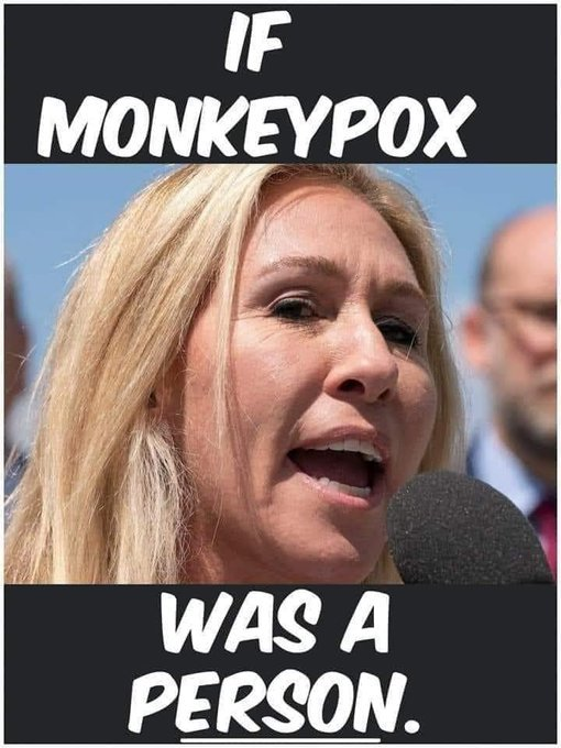 JamesTate121's tweet photo. #MarjorieIsIgnorantTrash She is trying to paint a version of the US that doesn't exists by spreading horrible lies about Democrats &amp; how the government works. She was voted in by a very small segment of country and should be shunned not elevated in the Waffle House of Republicans https://t.co/m4CRCYm4tP
