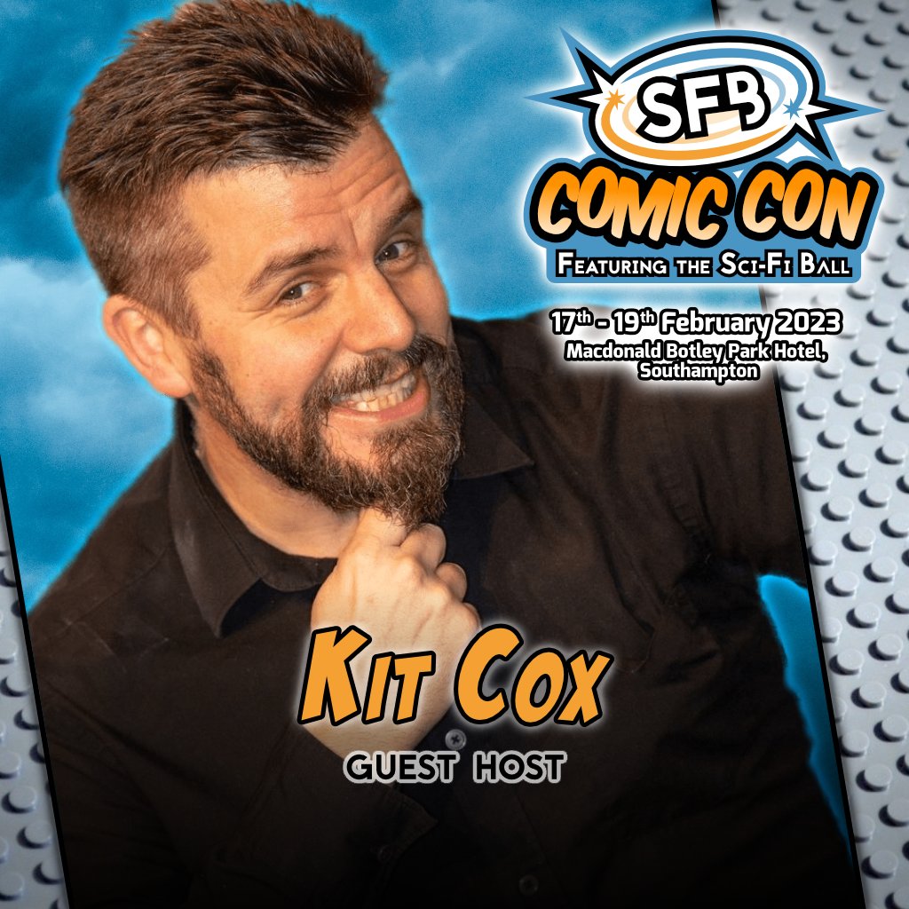 Returning as guest host, Kit is the award winning fantasy author of the Unionverse novels, illustrator/concept artist and actor. Currently working on the new Timesplitters game for Free Radical Design. 
Tickets from £10 available  ow.ly/4lrk50MQbEF