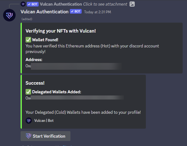 Vulcan on X: Today we release the beta for the Vulcan Giveaway Bot! It has  a major improvement over traditional, non-web3 bots: 🤯 With Vulcan, a user  submits their verified wallet when