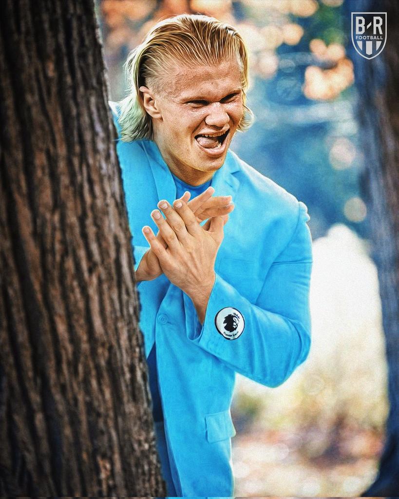 BlockerDearer's tweet photo. Haaland channelling his inner Debruyne💙💙 https://t.co/3uUXRPHLzT