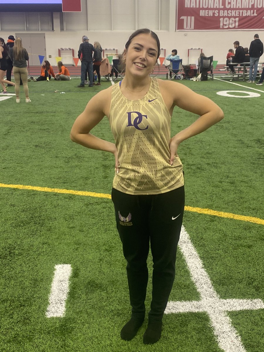CoachAjStall's tweet photo. Moving on to All-Ohio (y’all have already seen posts about it lol) 

Lisa-Maria placed 5th overall in the women’s 60 at All-Ohio yesterday, and tied the school record in the 200!!

Oh yeah, she also won the 200!!!
Big weekend for the Senior!! https://t.co/jG5v0lJysy