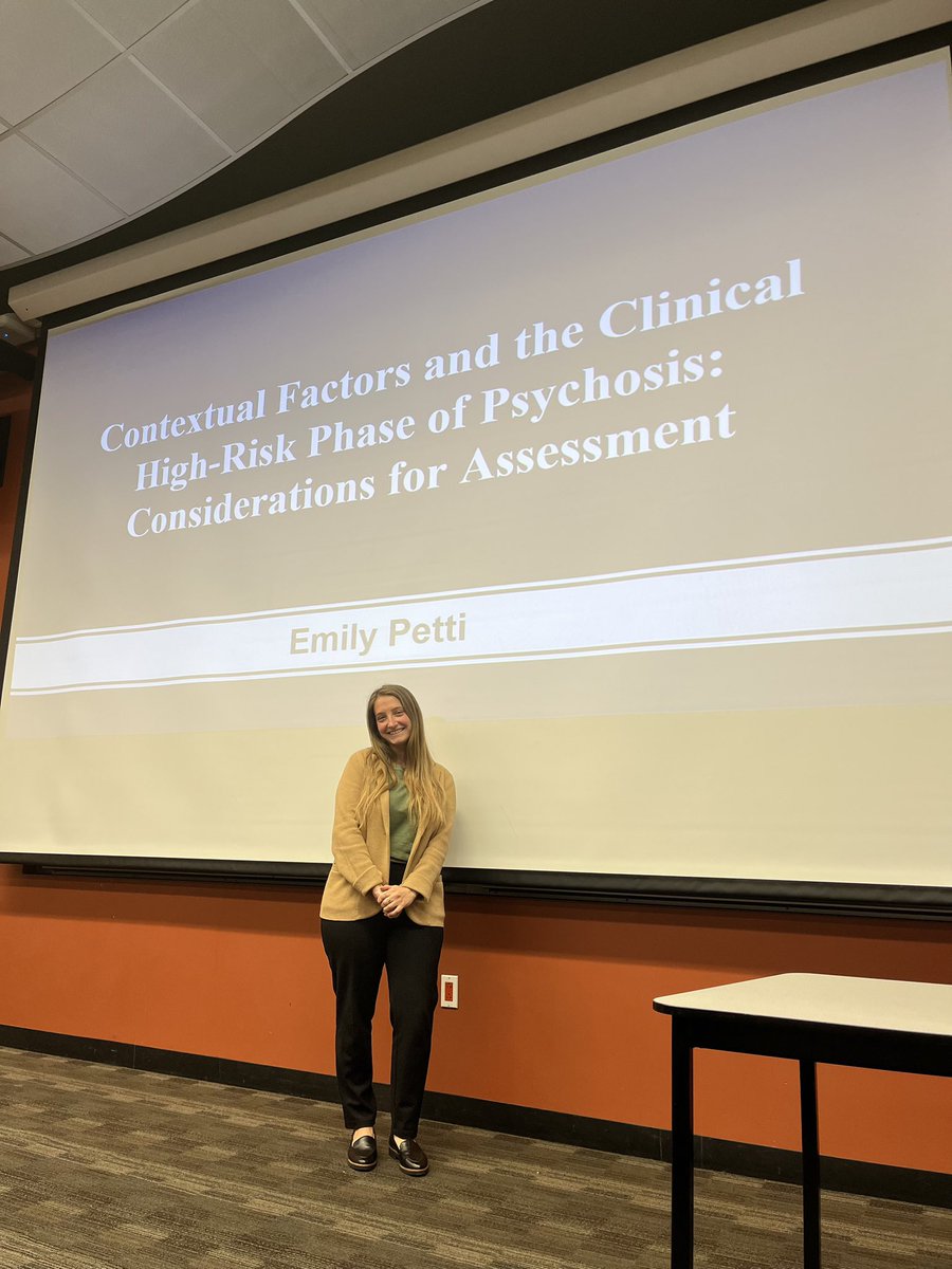 Second annual guest lecture for <a href="/JasonSchiffman2/">Jason Schiffman</a>’s undergraduate psychosis class <a href="/UCIrvine/">UC Irvine</a> 😊so grateful students were super engaged and asked such thoughtful questions! &amp; my best bud <a href="/m_bridgwater/">Miranda Bridgwater</a> for nodding encouragingly from the front row :)