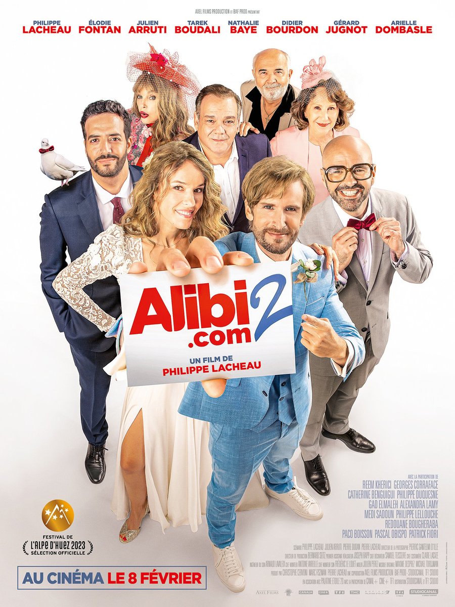tihyad's tweet photo. Super moment devant https://t.co/FGPRbK7yKz cette aprem avec @magalievae @PhilippeLacheau @JulienArruti . Foncez voir le film c'est une rigolade du début à la fin . BRAVO 👍😁🙏 #alibicom2 https://t.co/Vs4kMJAy9Y