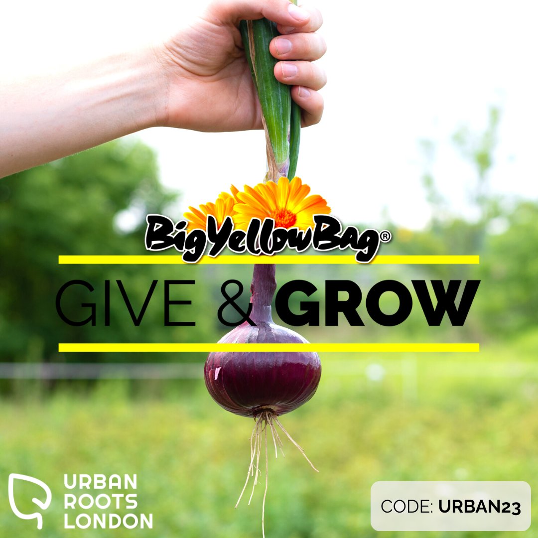 UrbanRootsLdnOn's tweet photo. We've teamed up with the @thebigyellowbag Give &amp; Grow progam to help you save on soil and mulch! 

Support your garden and ours! Our URBAN23 will save you $5 on every bag of soil or mulch you buy, and $10 will be donated to Urban Roots!

#BigYellowBag #giveandgrow #supportlocal https://t.co/HcgwGha2AQ