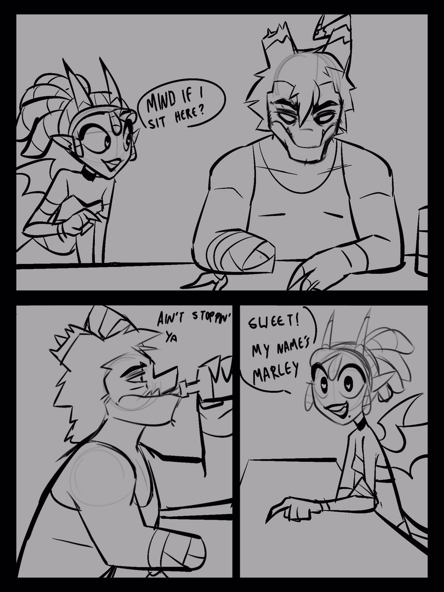 Boo Boo the Fool on Twitter "Answering another BIG question. How Marley and Brash met 😳👉👈 