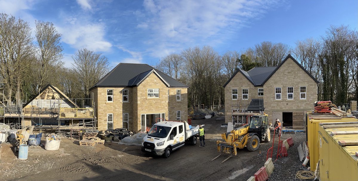 AndyLaurieQS's tweet photo. Lovely stone houses nearing completion at Warkworth, it’s been a great project https://t.co/biIO8jeD8i