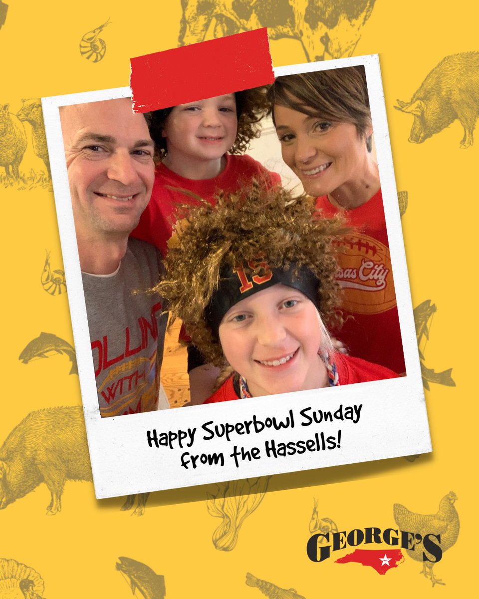 Anybody else whipping out the big guns (or the big hair) for the big game? When it comes to tackling bold flavor across the board, a gallon of George's is a guaranteed MVP.

Tag us in all your #SuperbowlLVII plates from pre to post-game! // #GrabAGeorges

bit.ly/georges_bbq