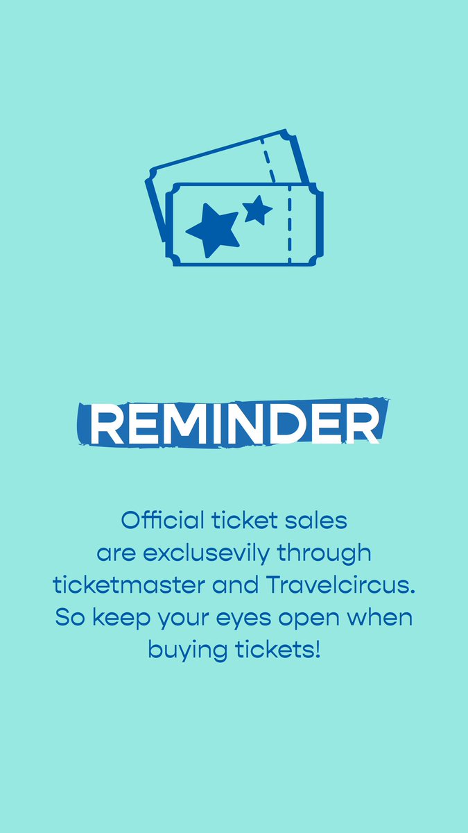 kpopbangcom's tweet photo. We have received some inquiries whether ticket sales for KPOP BANG are also possible on other ticket portals. Our official ticket partners are only ticketmaster and Travelcircus. With all other portals the tickets are bought and sold to you at an overpriced price.
#kpopbangcom https://t.co/UBxyQShDp8
