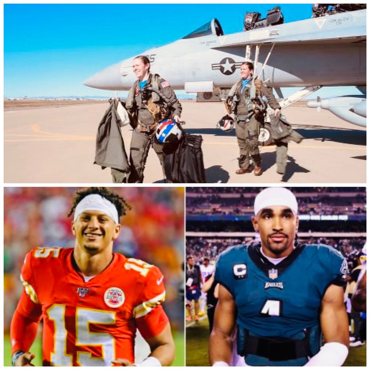 A day of firsts: the first #SuperBowl to feature a pregame flyover by an all-women <a href="/USNavy/">U.S. Navy</a> crew and two Black starting quarterbacks. Congrats! Fly and play safely, Lt. Lyndsey Evans, Lt. Margaret Dente, Patrick Mahomes and Jalen Hurts. #diversity👊🇺🇸#BlackHistoryMonth #LikeAGirl