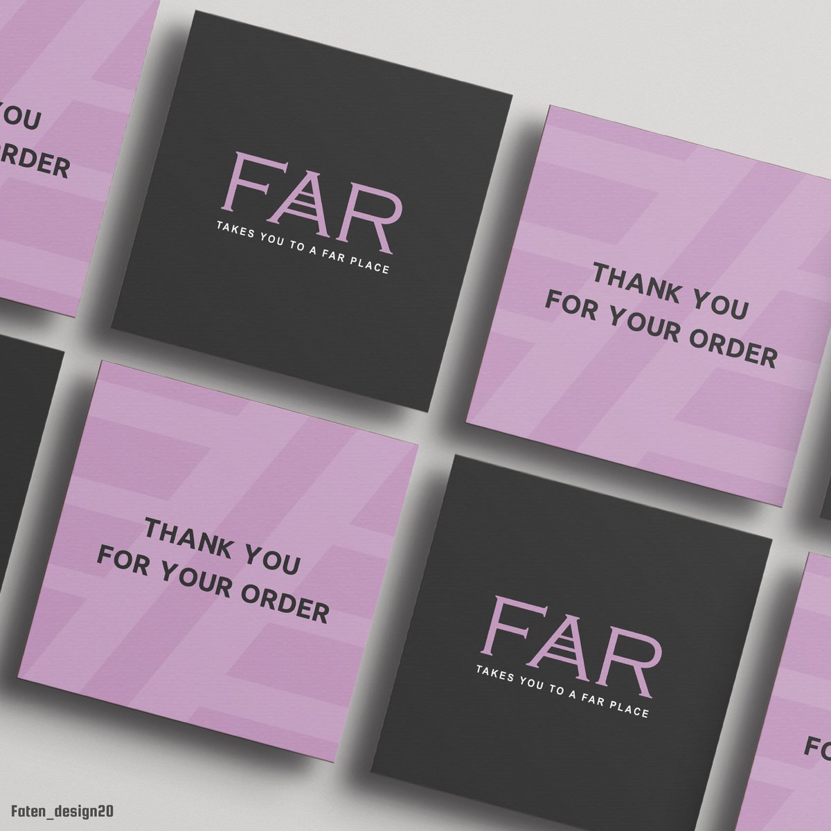 -من اعمالي تصميم شعار FAR 
المجال : clothing brand