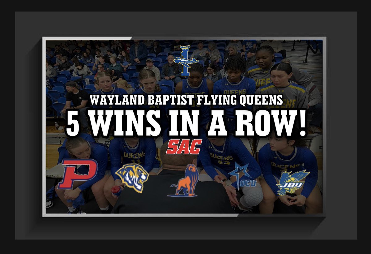 🚨🚨BREAKING NEWS🚨🚨

The Flying Queens have won 5 straight conference games claiming victories over:

✅OPSU
✅Central Christian
✅Langston University
✅OCU
✅JBU

THE QUEENS ARE PEAKING AT THE RIGHT TIME, AND WE ARE NOT DONE YET‼️😎✈️👑

#readyfortakeoff✈️ #SAC
