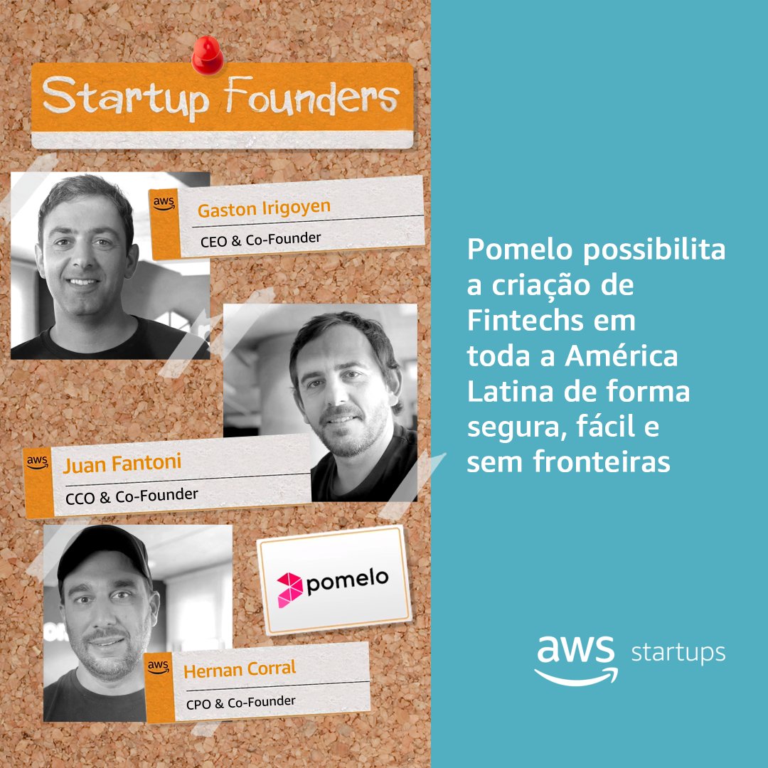Veja como a startup Pomelo conta com mais de 65 serviços AWS para impulsionar o ecossistema empresarial da America Latina ao oferecer infraestrutura e tecnologia para a criação de produtos financeiros de forma rápida, fácil e barata  aws.amazon.com/pt/campaigns/f…